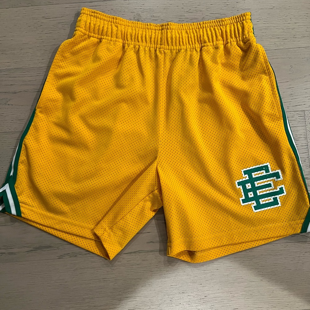 Eric Emanuel Gold Shorts